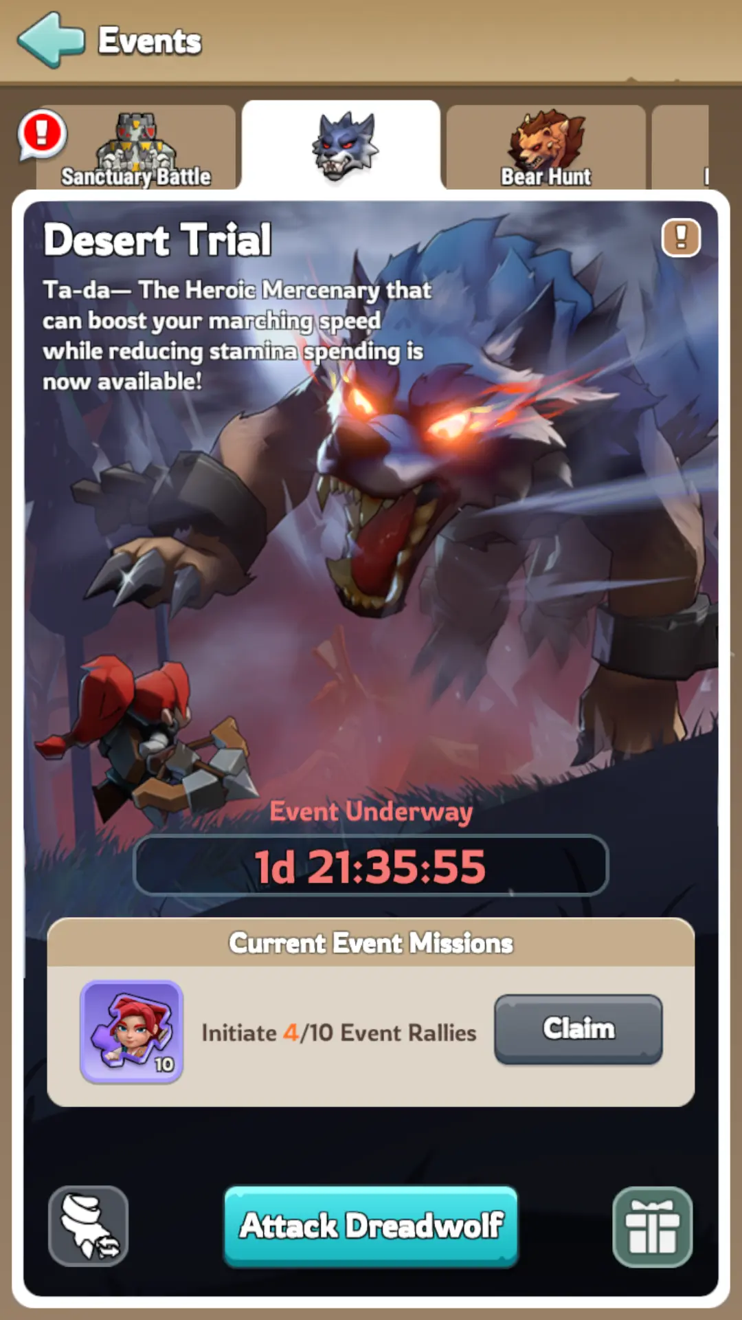 Desert Trial Event Page